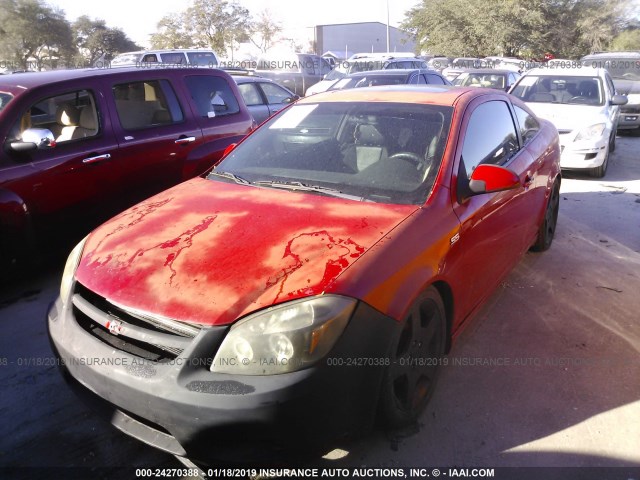 1G1AP14P467731777 - 2006 CHEVROLET COBALT SS SUPERCHARGED RED photo 2