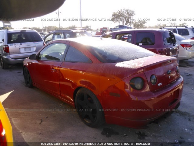 1G1AP14P467731777 - 2006 CHEVROLET COBALT SS SUPERCHARGED RED photo 3