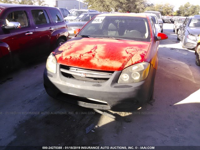 1G1AP14P467731777 - 2006 CHEVROLET COBALT SS SUPERCHARGED RED photo 6