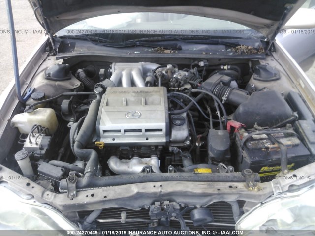 JT8BF22G8V0004929 - 1997 LEXUS ES 300 GOLD photo 10