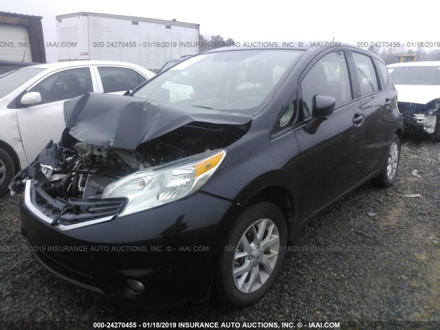 3N1CE2CP3GL386626 - 2016 NISSAN VERSA NOTE S/S PLUS/SV/SL/SR BLACK photo 2