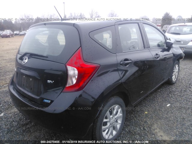 3N1CE2CP3GL386626 - 2016 NISSAN VERSA NOTE S/S PLUS/SV/SL/SR BLACK photo 4