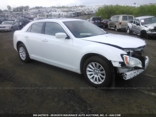 2C3CCAAG9EH382624 - 2014 CHRYSLER 300 WHITE photo 1