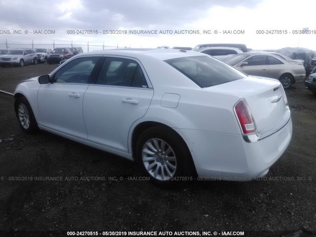 2C3CCAAG9EH382624 - 2014 CHRYSLER 300 WHITE photo 3