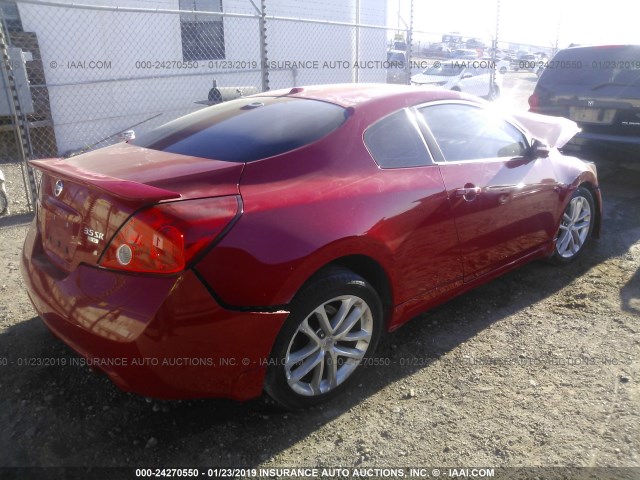 1N4BL2EP8BC126325 - 2011 NISSAN ALTIMA SR RED photo 4