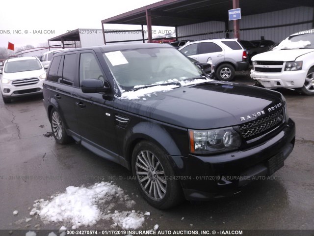 SALSF2D46CA720460 - 2012 LAND ROVER RANGE ROVER SPORT HSE BLACK photo 1