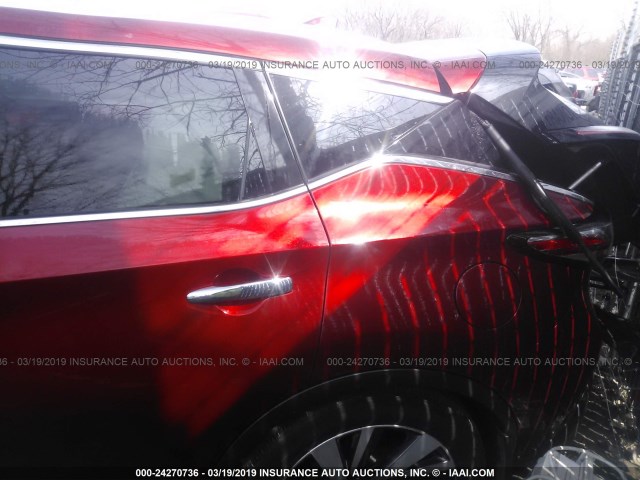 5N1AZ2MH7GN154476 - 2016 NISSAN MURANO S/SL/SV/PLATINUM RED photo 3