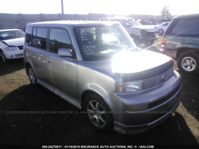JTLKT324350172052 - 2005 TOYOTA SCION XB GRAY photo 1