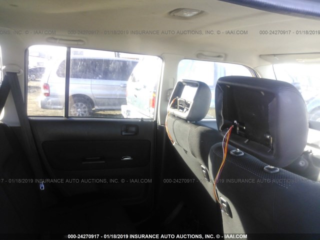 JTLKT324350172052 - 2005 TOYOTA SCION XB GRAY photo 8