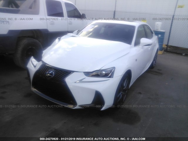 JTHBA1D28H5059527 - 2017 LEXUS IS 200T WHITE photo 2