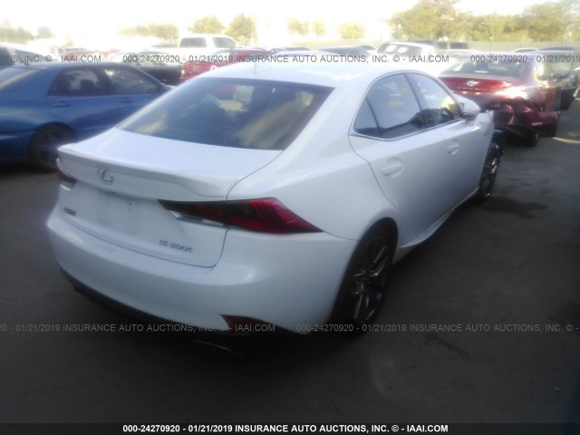 JTHBA1D28H5059527 - 2017 LEXUS IS 200T WHITE photo 4