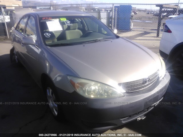 4T1BE32K53U730179 - 2003 TOYOTA CAMRY LE/XLE/SE GOLD photo 1