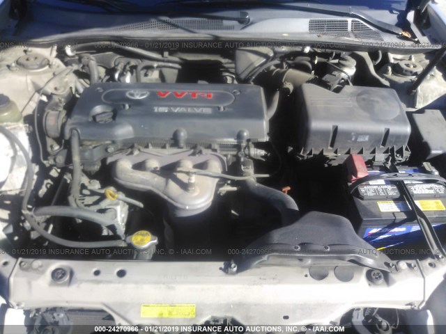 4T1BE32K53U730179 - 2003 TOYOTA CAMRY LE/XLE/SE GOLD photo 10