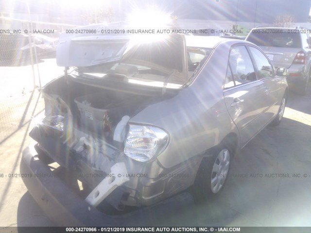 4T1BE32K53U730179 - 2003 TOYOTA CAMRY LE/XLE/SE GOLD photo 4