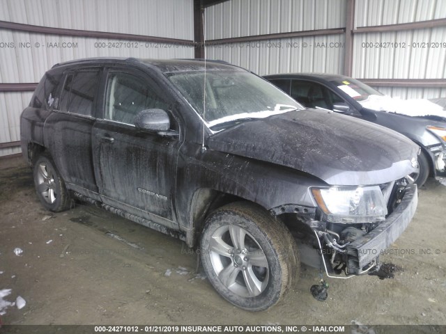 1C4NJDEB1HD151163 - 2017 JEEP COMPASS LATITUDE GRAY photo 1