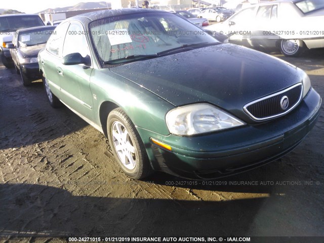 1MEFM53S3YA643424 - 2000 MERCURY SABLE LS GREEN photo 6