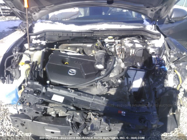 JM1BL1S53A1179029 - 2010 MAZDA 3 S GRAY photo 10