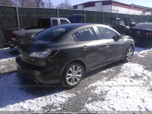 JM1BL1S53A1179029 - 2010 MAZDA 3 S GRAY photo 4