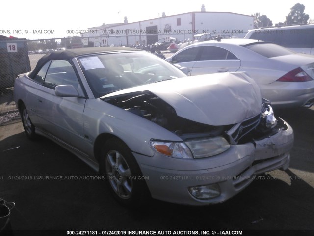 2T1FF28P31C523705 - 2001 TOYOTA CAMRY SOLARA SE/SLE SILVER photo 1