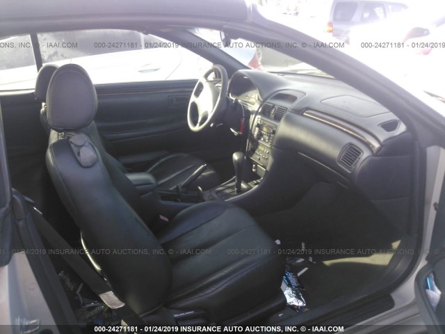 2T1FF28P31C523705 - 2001 TOYOTA CAMRY SOLARA SE/SLE SILVER photo 5