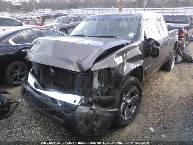 2GCEC13C671634324 - 2007 CHEVROLET SILVERADO C1500 CREW CAB BROWN photo 2