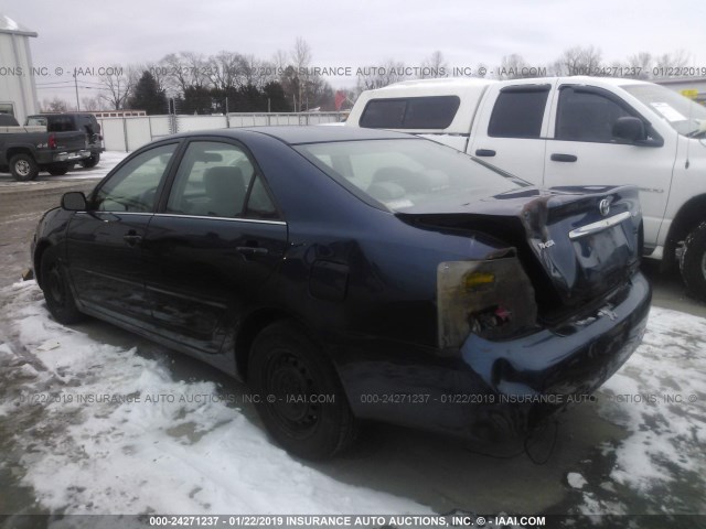4T1BE32KX5U082907 - 2005 TOYOTA CAMRY LE/XLE/SE BLUE photo 3