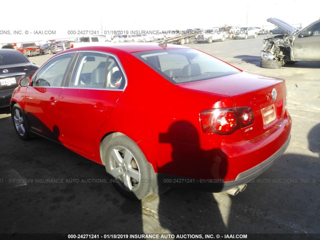 3VWRM71K38M073812 - 2008 VOLKSWAGEN JETTA SE/SEL RED photo 3