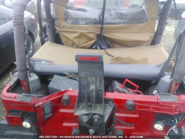 1J4FA29P11P368113 - 2001 JEEP WRANGLER / TJ SE RED photo 8