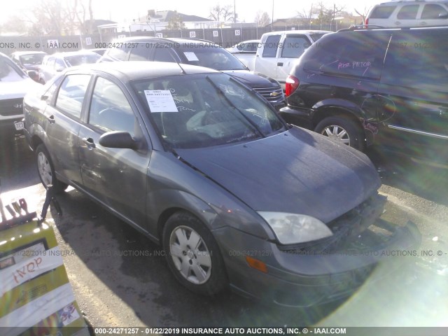 1FAFP34N57W155489 - 2007 FORD FOCUS ZX4/S/SE/SES ნაცრისფერი ფოტო 1