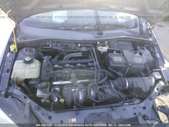 1FAFP34N57W155489 - 2007 FORD FOCUS ZX4/S/SE/SES ნაცრისფერი ფოტო 10