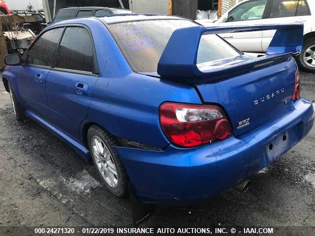 JF1GD29604G523656 - 2004 SUBARU IMPREZA WRX BLUE photo 3