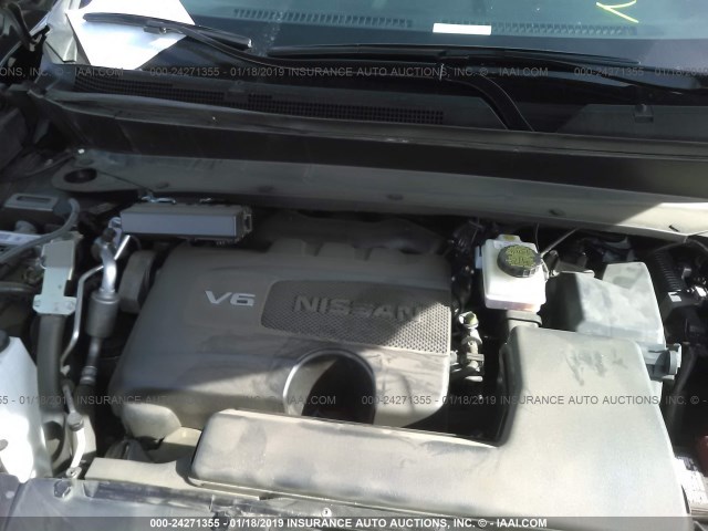 5N1DR2MN9HC696291 - 2017 NISSAN PATHFINDER S/SV/SL/PLATINUM GRAY photo 10