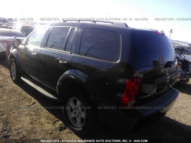 1D8HD38KX9F702790 - 2009 DODGE DURANGO SE BLACK photo 3