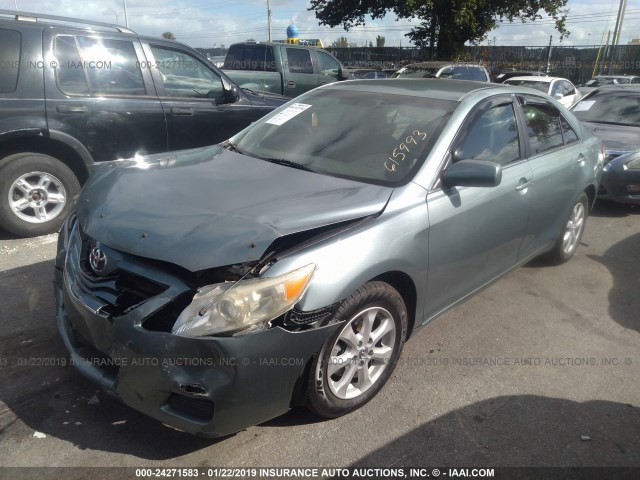 4T1BF3EK5BU615993 - 2011 TOYOTA CAMRY SE/LE/XLE 浅蓝色 照片 2