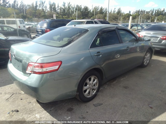 4T1BF3EK5BU615993 - 2011 TOYOTA CAMRY SE/LE/XLE 浅蓝色 照片 4