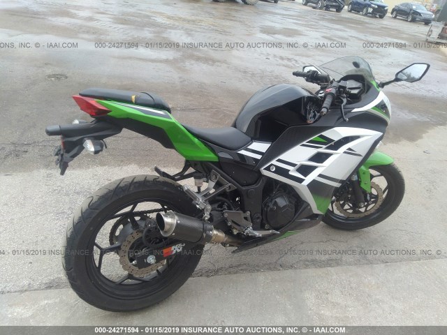 JKAEX8A15EA007402 - 2014 KAWASAKI EX300 A GREEN photo 4