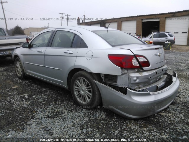 1C3LC66K37N620682 - 2007 CHRYSLER SEBRING LIMITED SILVER photo 3