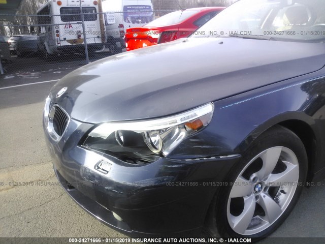 WBANA53525B858943 - 2005 BMW 525 I BLUE photo 6