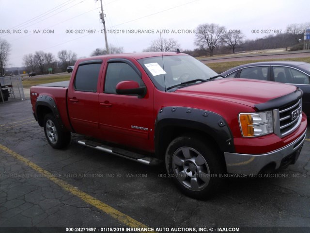 3GTRKWE24AG253995 - 2010 GMC SIERRA K1500 SLT RED photo 1