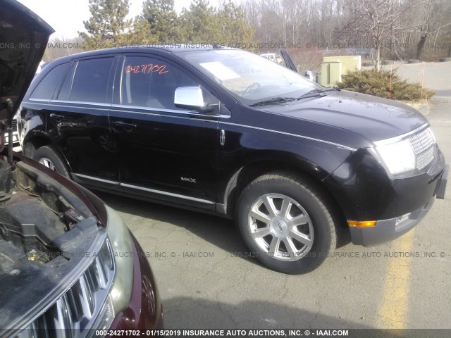 2LMDU88C98BJ19436 - 2008 LINCOLN MKX BLACK photo 1