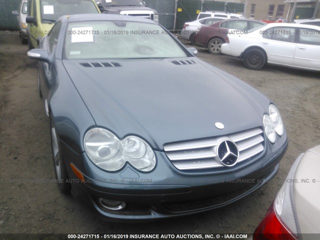 WDBSK71F37F132335 - 2007 MERCEDES-BENZ SL 550 BLUE photo 6