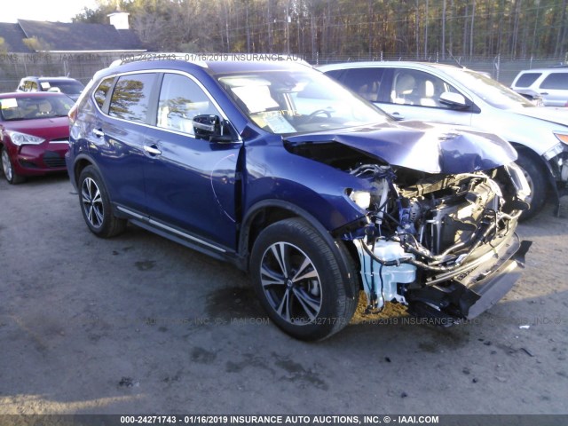 JN8AT2MT5JW463797 - 2018 NISSAN ROGUE S/SL/SV BLUE photo 1