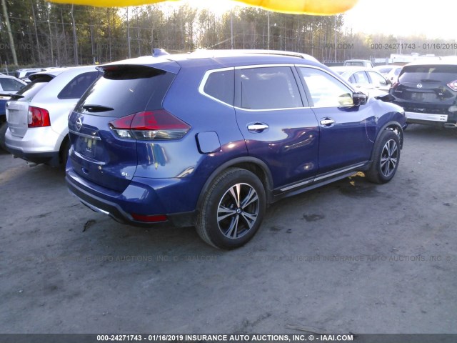 JN8AT2MT5JW463797 - 2018 NISSAN ROGUE S/SL/SV BLUE photo 4