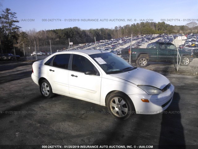1FAFP38331W181590 - 2001 FORD FOCUS ZTS WHITE photo 1