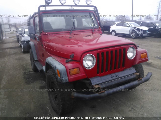 1J4FY29P4XP417230 - 1999 JEEP WRANGLER / TJ SE RED photo 6