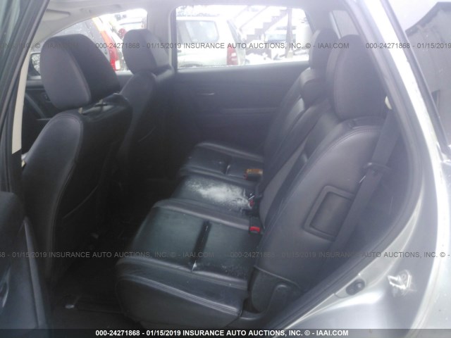 JM3TB3CV4C0366605 - 2012 MAZDA CX-9 SILVER photo 8