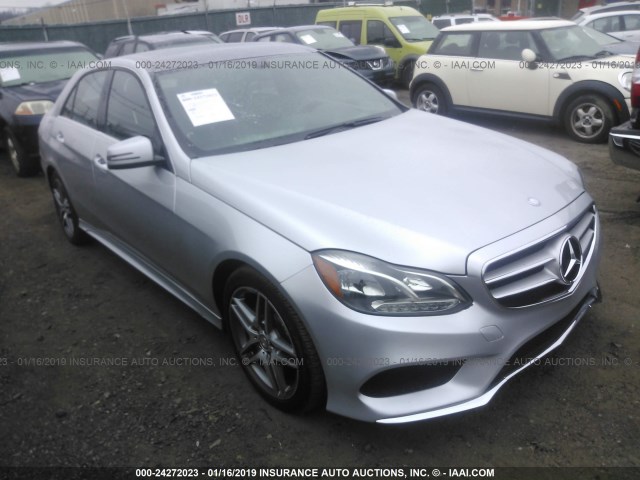 WDDHF8JB4EB052832 - 2014 MERCEDES-BENZ E 350 4MATIC SILVER photo 1