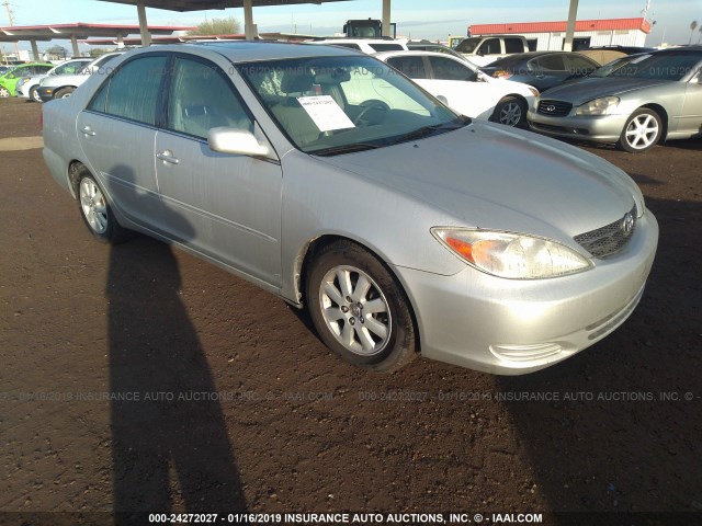 4T1BF32K32U535385 - 2002 TOYOTA CAMRY LE/XLE/SE SILVER photo 1