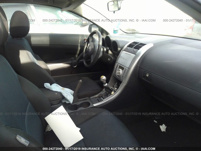 JTKDE167650011808 - 2005 TOYOTA SCION TC Boz foto 5