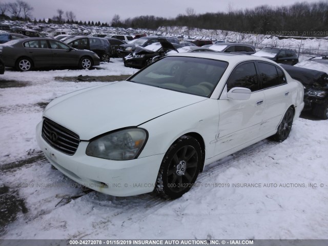 JNKBF01A53M101111 - 2003 INFINITI Q45 WHITE photo 2